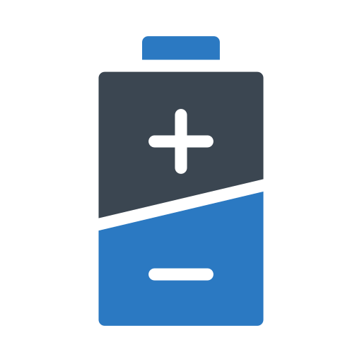 niveau de batterie Generic Blue Icône