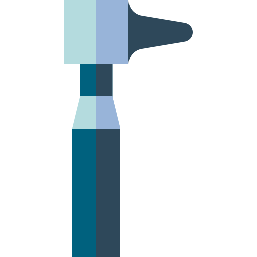 otoskop Basic Straight Flat ikona