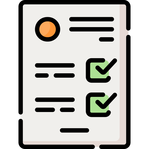 checkliste Special Lineal color icon