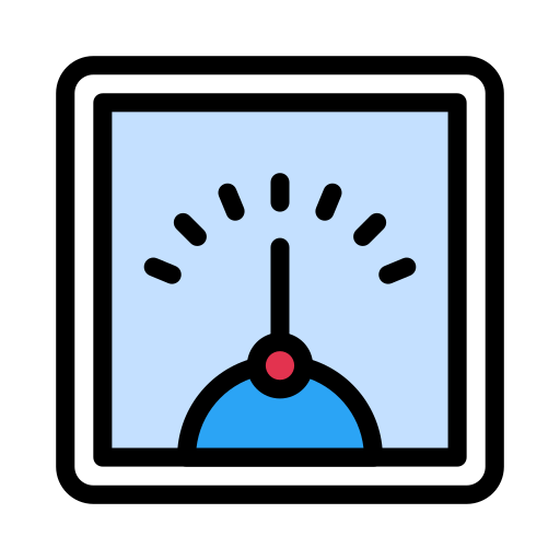 tachometer Vector Stall Lineal Color icon