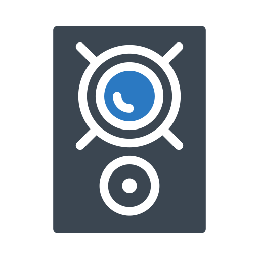 スピーカー Generic Blue icon