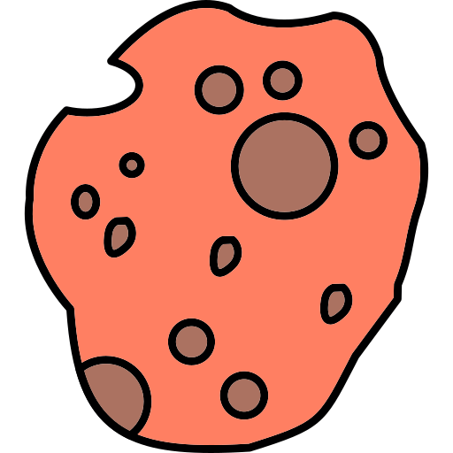 Asteroid Generic Thin Outline Color icon