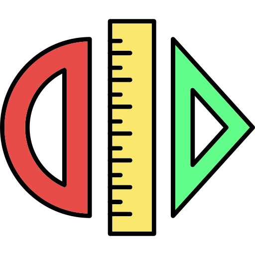 linijka Generic Thin Outline Color ikona