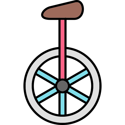 monociclo Generic Thin Outline Color icona