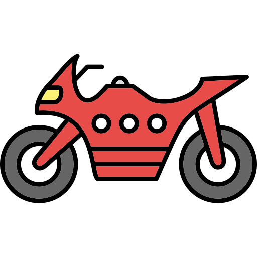 motorrad Generic Thin Outline Color icon
