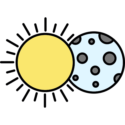 solar Generic Thin Outline Color icono