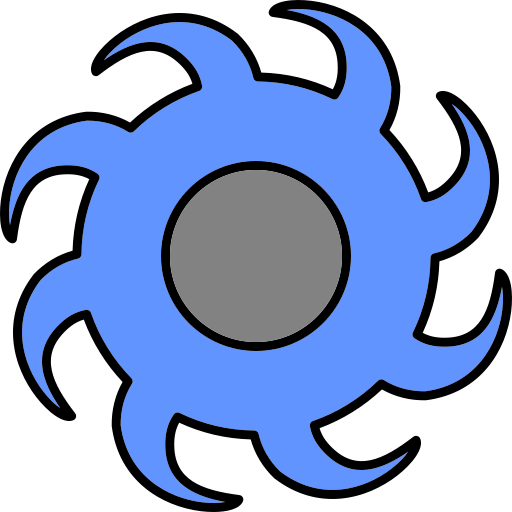 blackhole Generic Thin Outline Color icono
