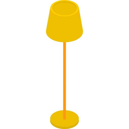 lamp Isometric Flat icoon