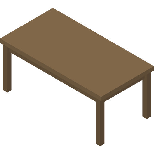 テーブル Isometric Flat icon