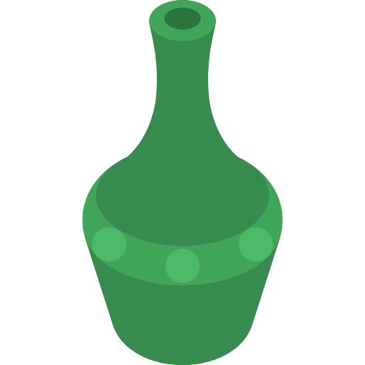 vase Isometric Flat Icône