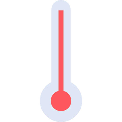 termómetro Alfredo Hernandez Flat icono