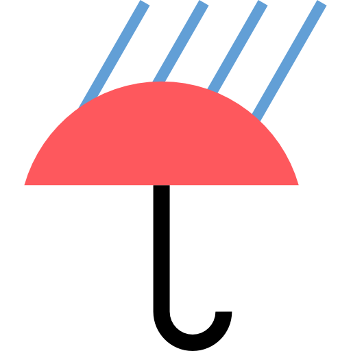 paraguas Alfredo Hernandez Flat icono