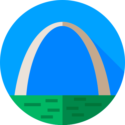 arco di accesso Flat Circular Flat icona