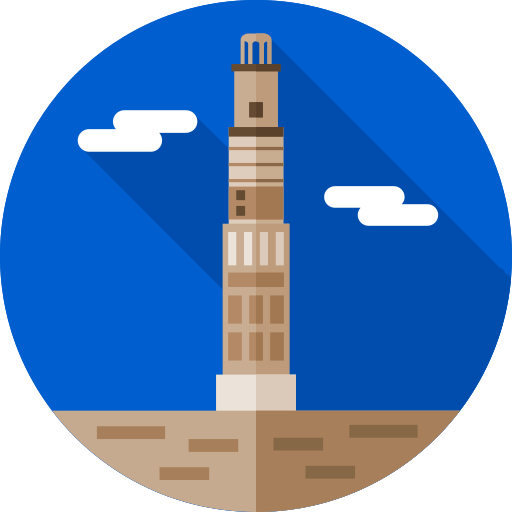 minarett marmelade Flat Circular Flat icon