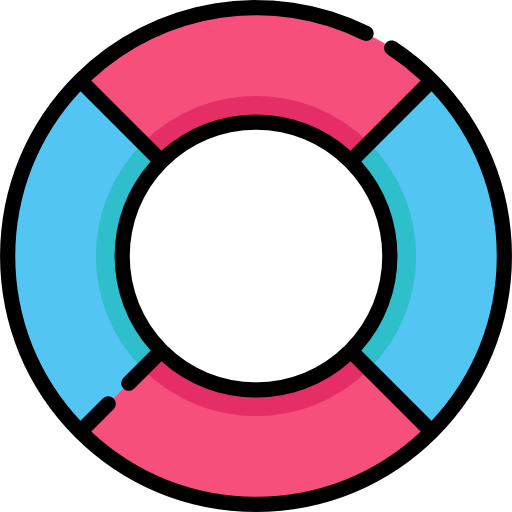 Спасательный круг Special Lineal color иконка