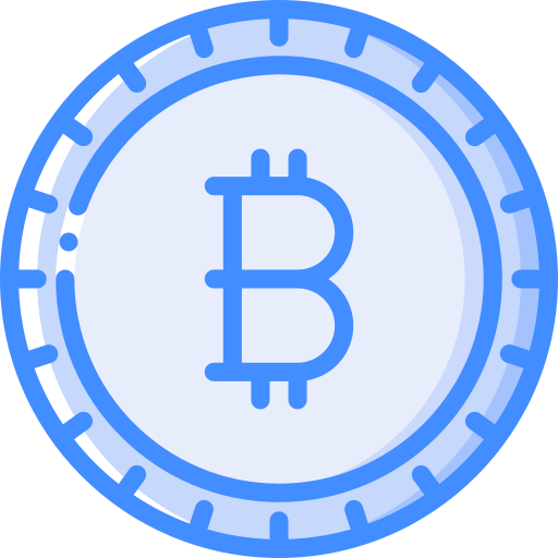 bitcoin Basic Miscellany Blue icoon