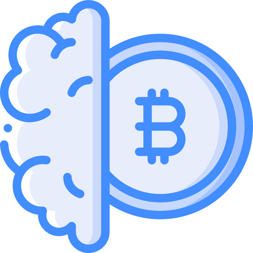 bitcoin Basic Miscellany Blue icoon