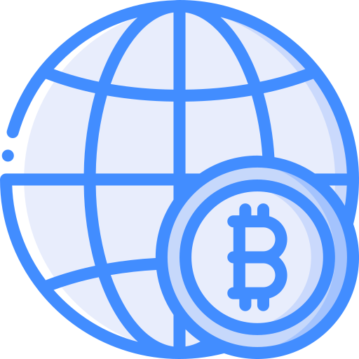 bitcoin Basic Miscellany Blue icon