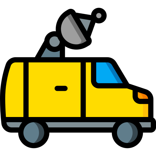 camioneta Basic Miscellany Lineal Color icono