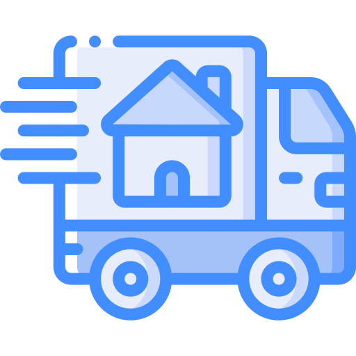Moving home Basic Miscellany Blue icon
