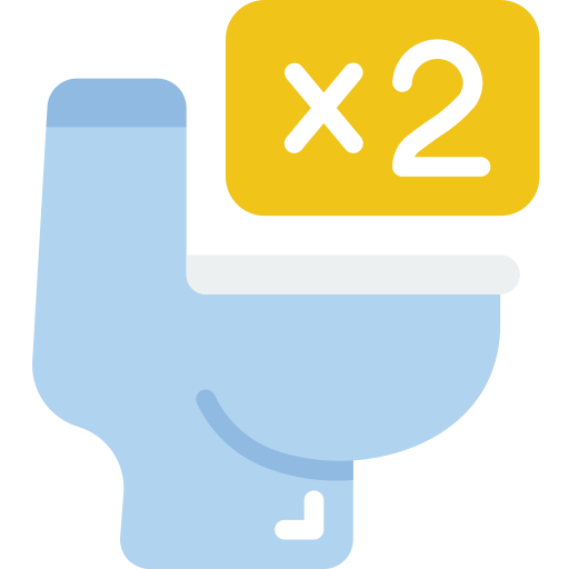 Toilet Basic Miscellany Flat icon