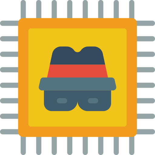 chip Basic Miscellany Flat icono