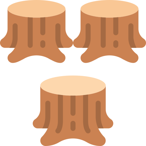 Stump Basic Miscellany Flat icon