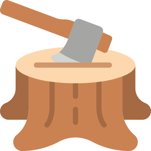 Stump Basic Miscellany Flat icon