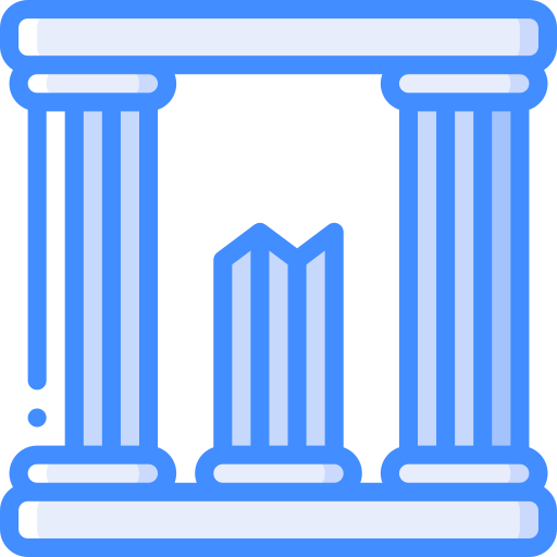 Ruins Basic Miscellany Blue icon