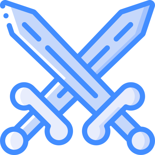 zwaarden Basic Miscellany Blue icoon