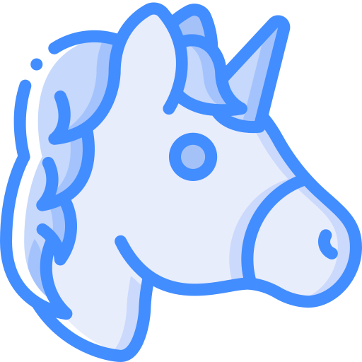 unicorno Basic Miscellany Blue icona