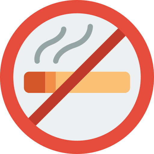 proibido fumar Basic Miscellany Flat Ícone