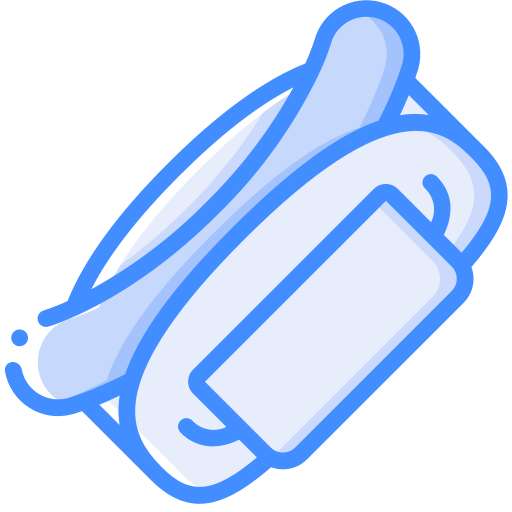 hotdog Basic Miscellany Blue icoon