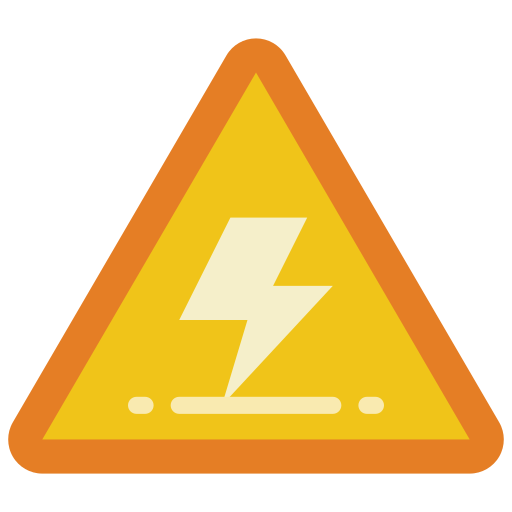 Warning sign Basic Miscellany Flat icon