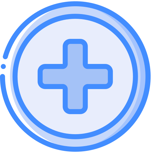 Hospital Basic Miscellany Blue icon
