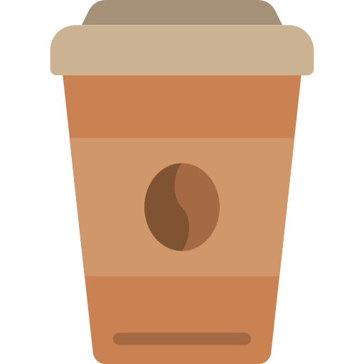 tasse à café Basic Miscellany Flat Icône