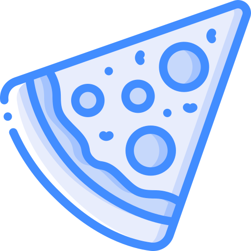 pizza Basic Miscellany Blue Icône