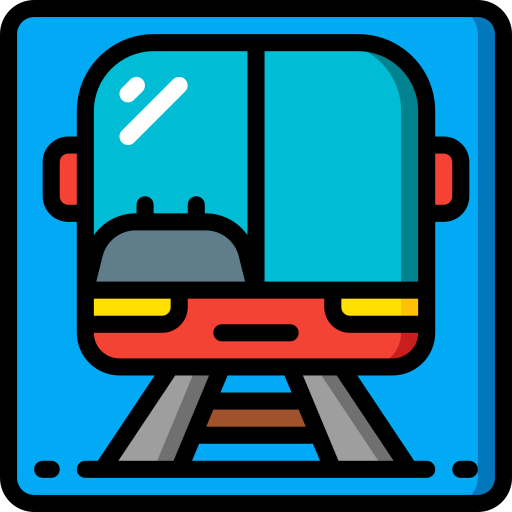 estación de tren Basic Miscellany Lineal Color icono