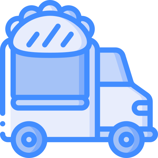 Truck Basic Miscellany Blue icon