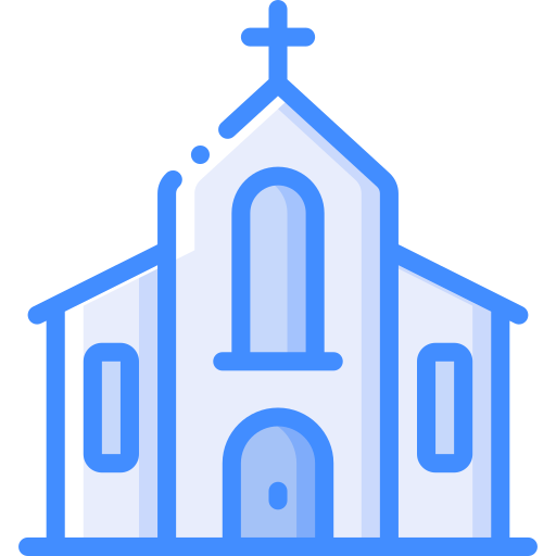 Church Basic Miscellany Blue icon