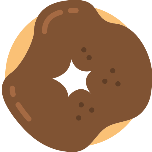 Donut Basic Miscellany Flat icon