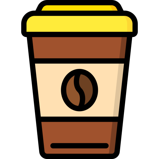 filiżanka kawy Basic Miscellany Lineal Color ikona