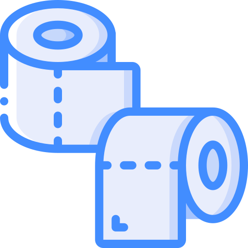 rolka papieru toaletowego Basic Miscellany Blue ikona