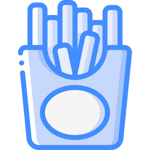 Fries Basic Miscellany Blue icon