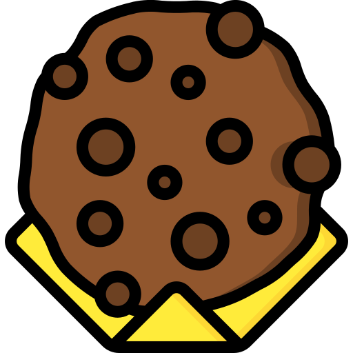Cookie Basic Miscellany Lineal Color icon