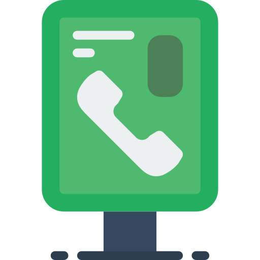 Phone box Basic Miscellany Flat icon