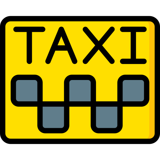 taxi Basic Miscellany Lineal Color icon