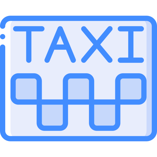 Taxi Basic Miscellany Blue icon