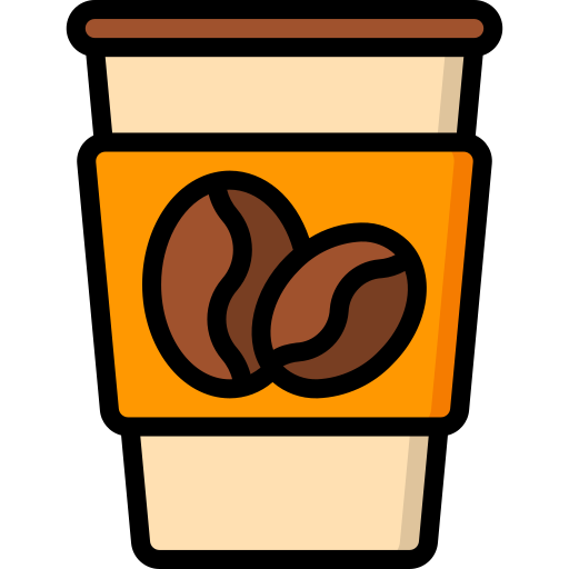 taza de café Basic Miscellany Lineal Color icono