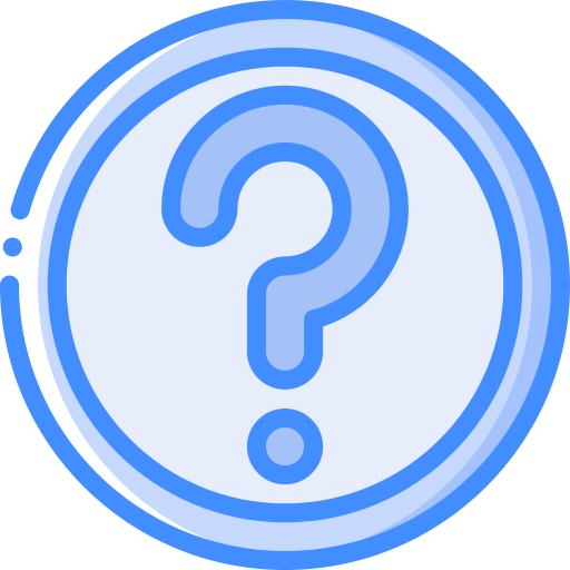 질문 Basic Miscellany Blue icon